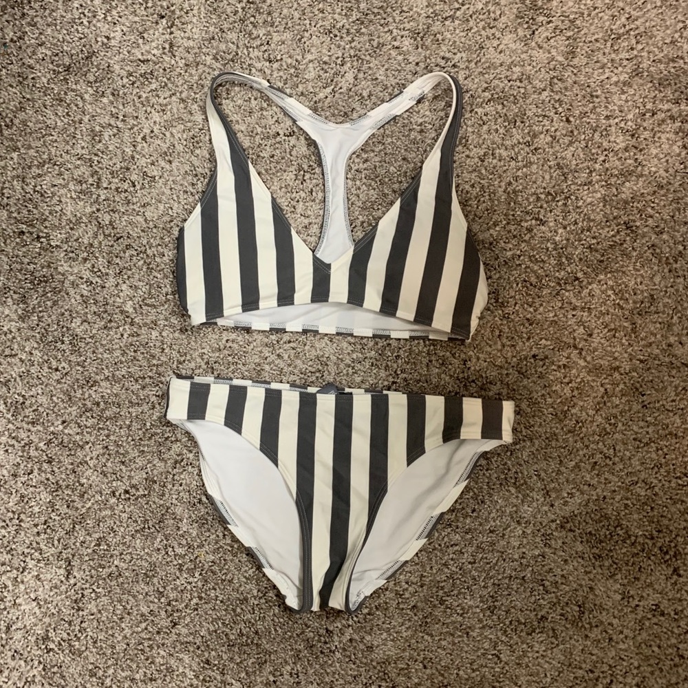 Aerie Stripe Racerback Bikini